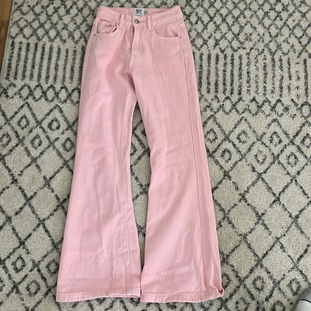 Princess Polly pink jeans!